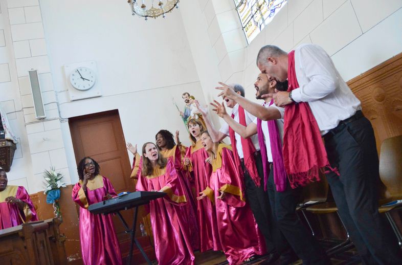 Une chorale gospel pour une noce impeccable